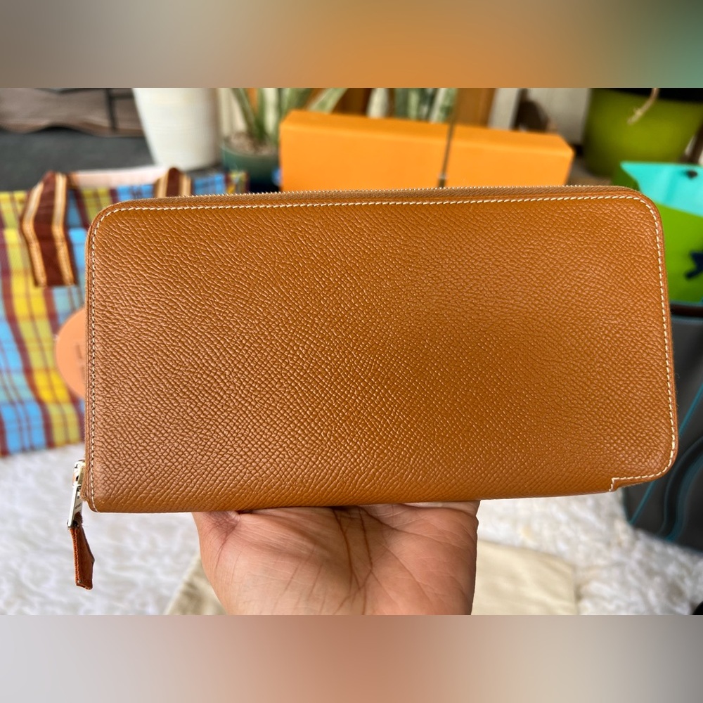 π₯π₯Hermes Azap Silk In Classique Long Wallet COA READYπ₯π₯ - Picture 5 of 15
